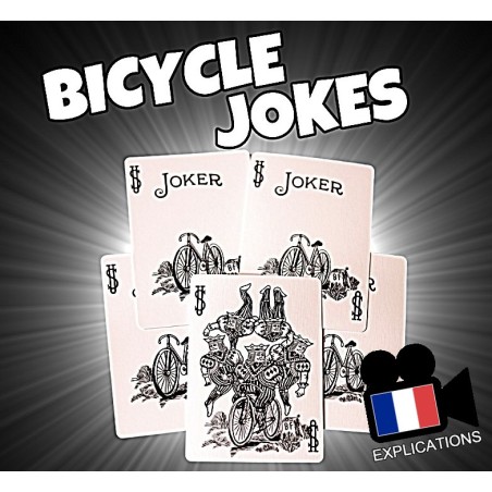 Bicycle Jokes: Tour de magie de petits paquets avec des jokers